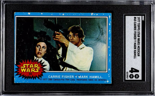 Tarjeta Star Wars #65 Star Wars Mexico Topps 1977 Sgc 4