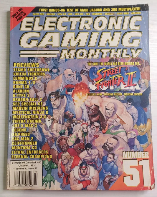 Electronic Gaming Montly #51 Oct 1993 Super Street Fighter 2