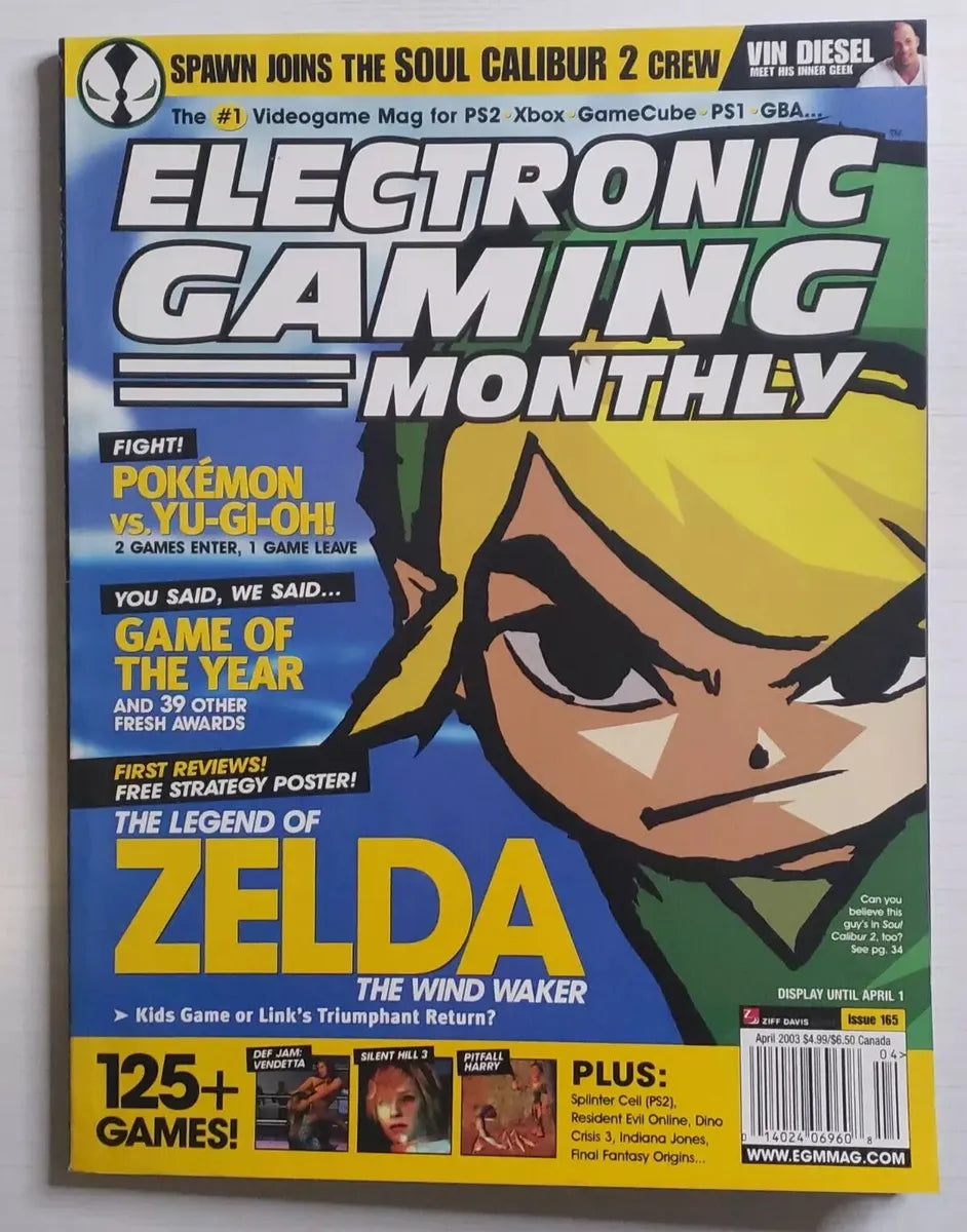 Electronic Gaming Montly #165 Abril 2003 Zelda The Windwaker