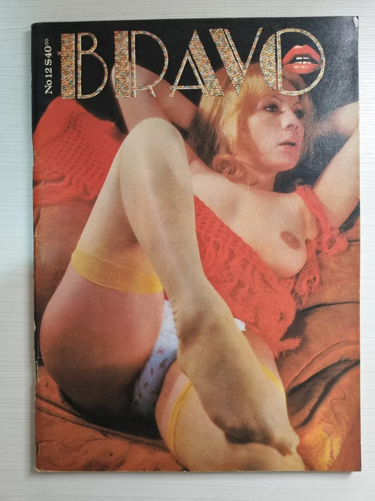 Bravo #12 Revista Antigua Tipo Playboy