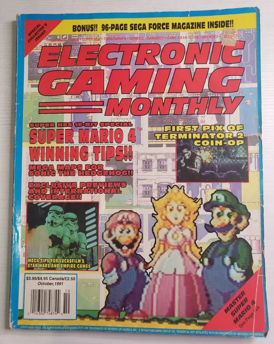 Electronic Gaming Montly #27 Octubre 1991 Super Mario 4
