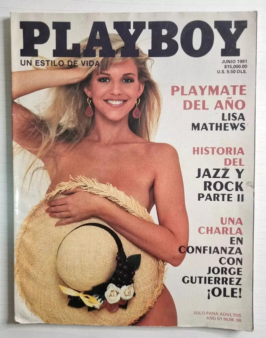 Playboy Mexico Junio 1991 Revista