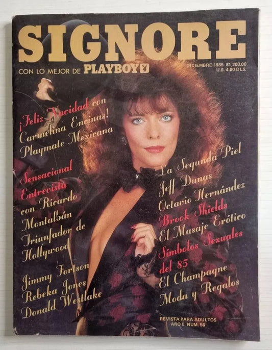 Signore Playboy Mexico Diciembre 1985