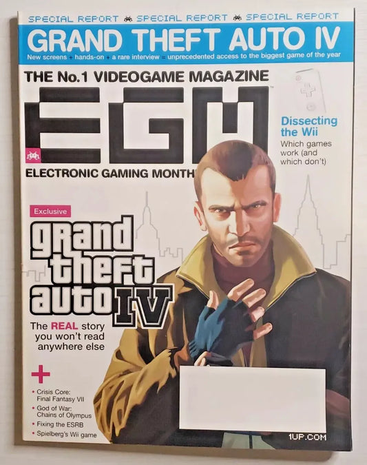 Electronic Gaming Montly #227 Abril 2008 Grand Theft Auto Iv