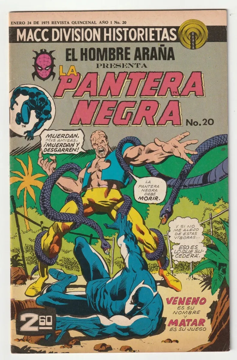 El Hombre Araña Presenta: La Pantera Negra #20 Macc Division