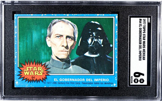 Tarjeta Star Wars #64 Star Wars Mexico Topps 1977 Sgc 6