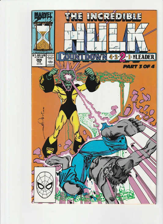 The Incredible Hulk 366 Marvel Comics 1990