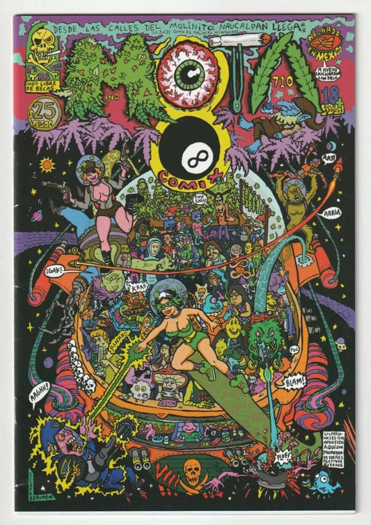 Mota #8 Revista Mexicana Muy Rara Solo 5000 Copias