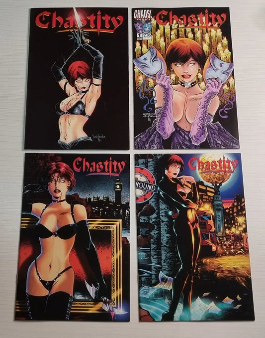 Chastity 1, 2 Y 3 + Variante Onyx Chaos! Lote