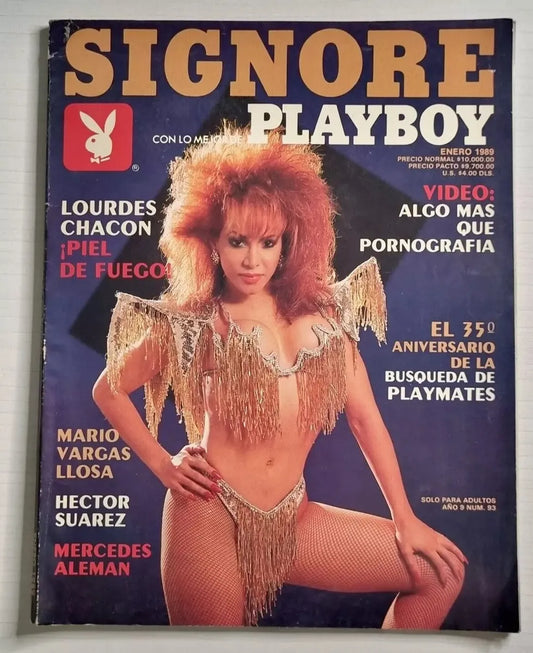 Signore Playboy Mexico Enero 1989