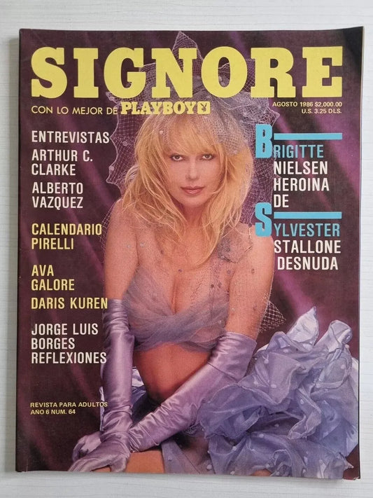 Signore Playboy Mexico Agosto 1986