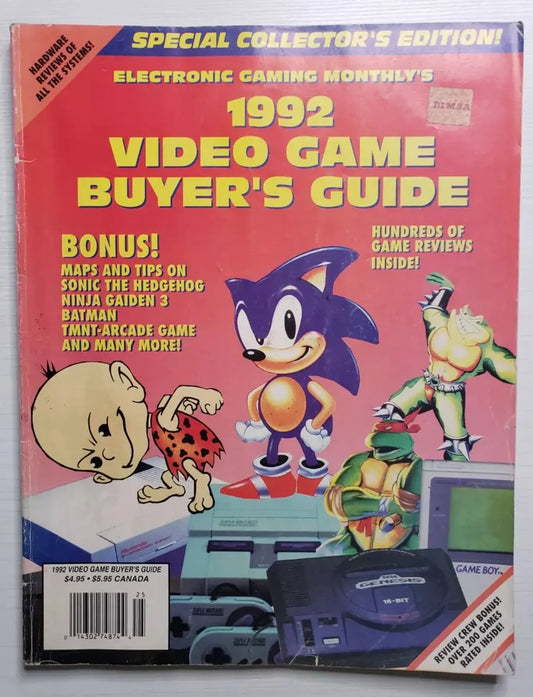 Electronic Gaming Montly 1992 Buyers Guide