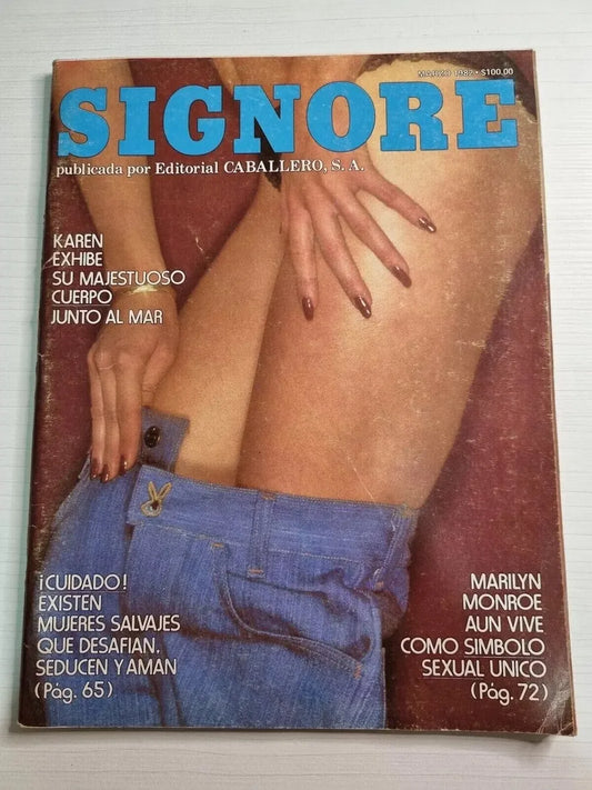 Signore Playboy Mexico Marzo 1982