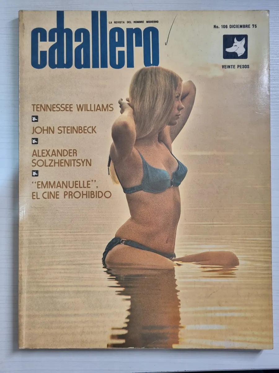 Caballero Diciembre 1975 Revista Antigua Tipo Playboy