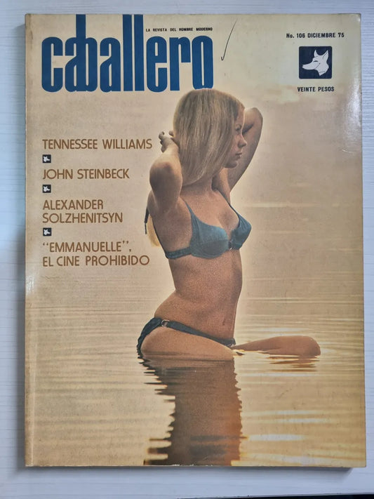 Caballero Diciembre 1975 Revista Antigua Tipo Playboy