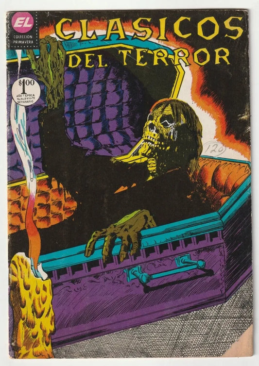 Clasicos Del Terror #34 Comic De Terror Antiguo