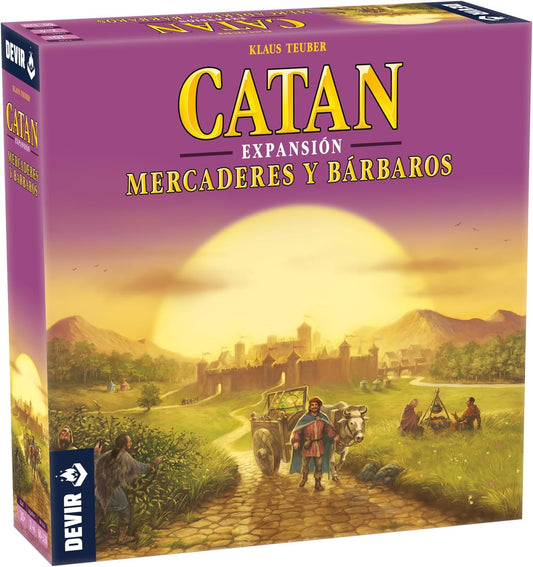 Catan Mercaderes y Bárbaros Expansion Juego de Mesa 4 Jugadores