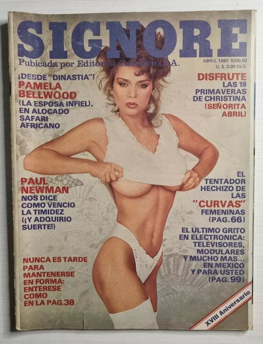 Signore Playboy Mexico Abril 1983