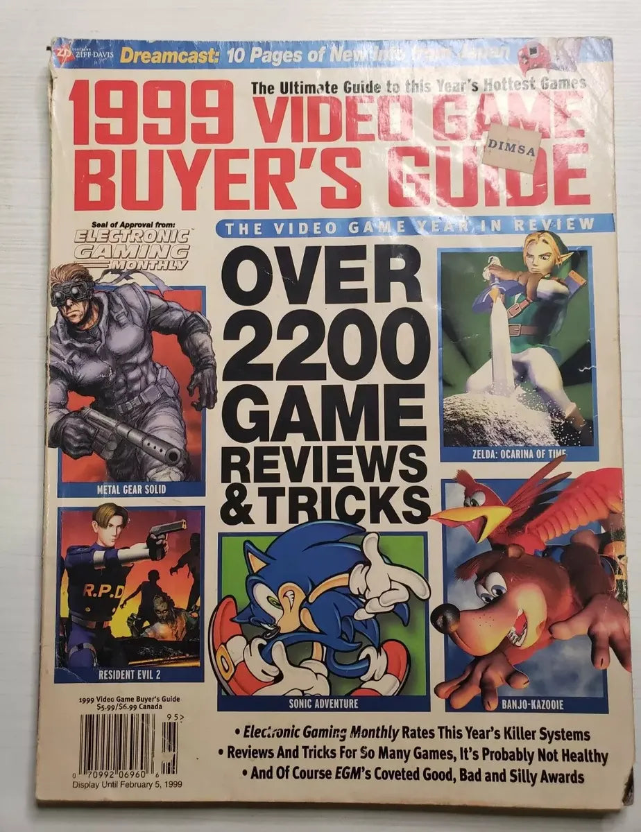 Electronic Gaming Montly 1999 Buyers Guide