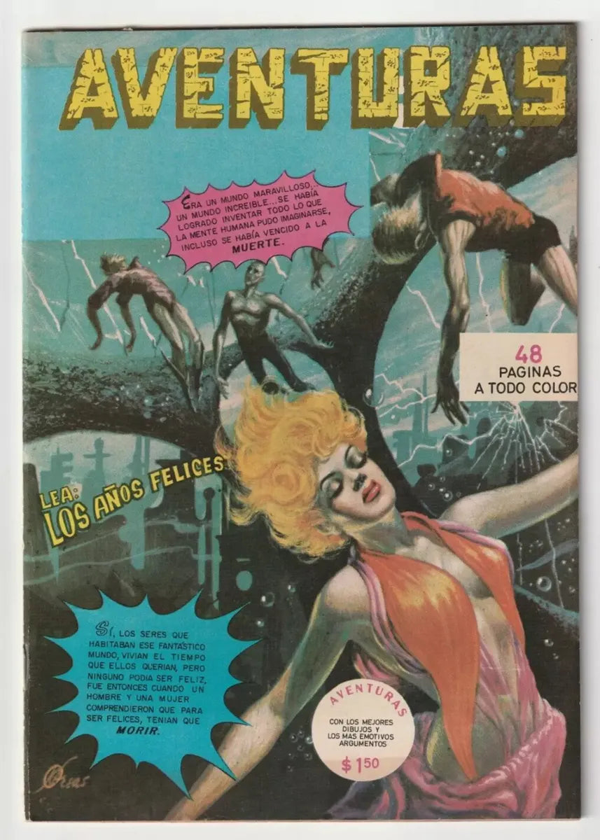 Aventuras #422 Editorial Sol 1972 Cómic Antiguo