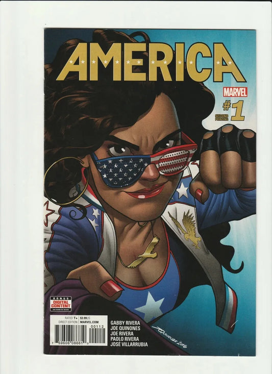America #1 2nd Print America Chavez Marvel Comics