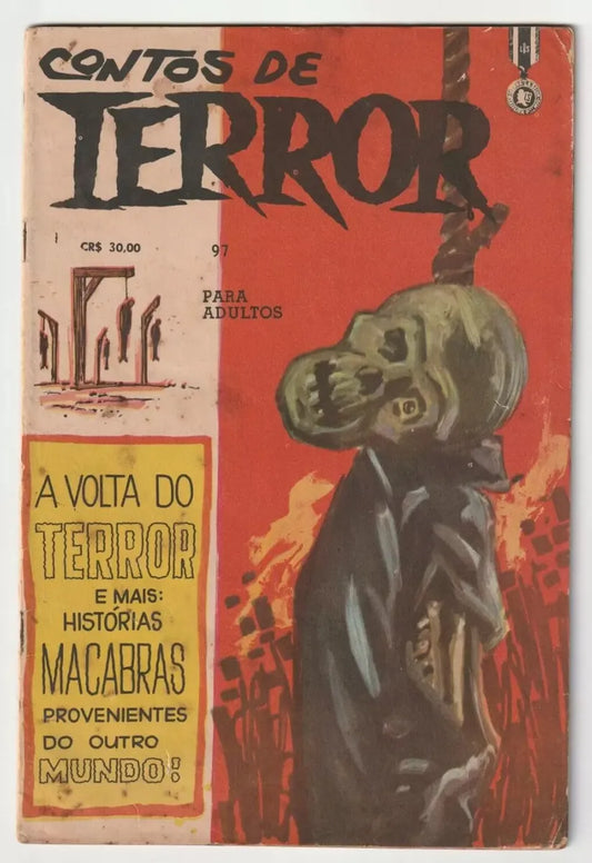 Contos De Terror #97 Cómic Antiguo Brazileño de Terror