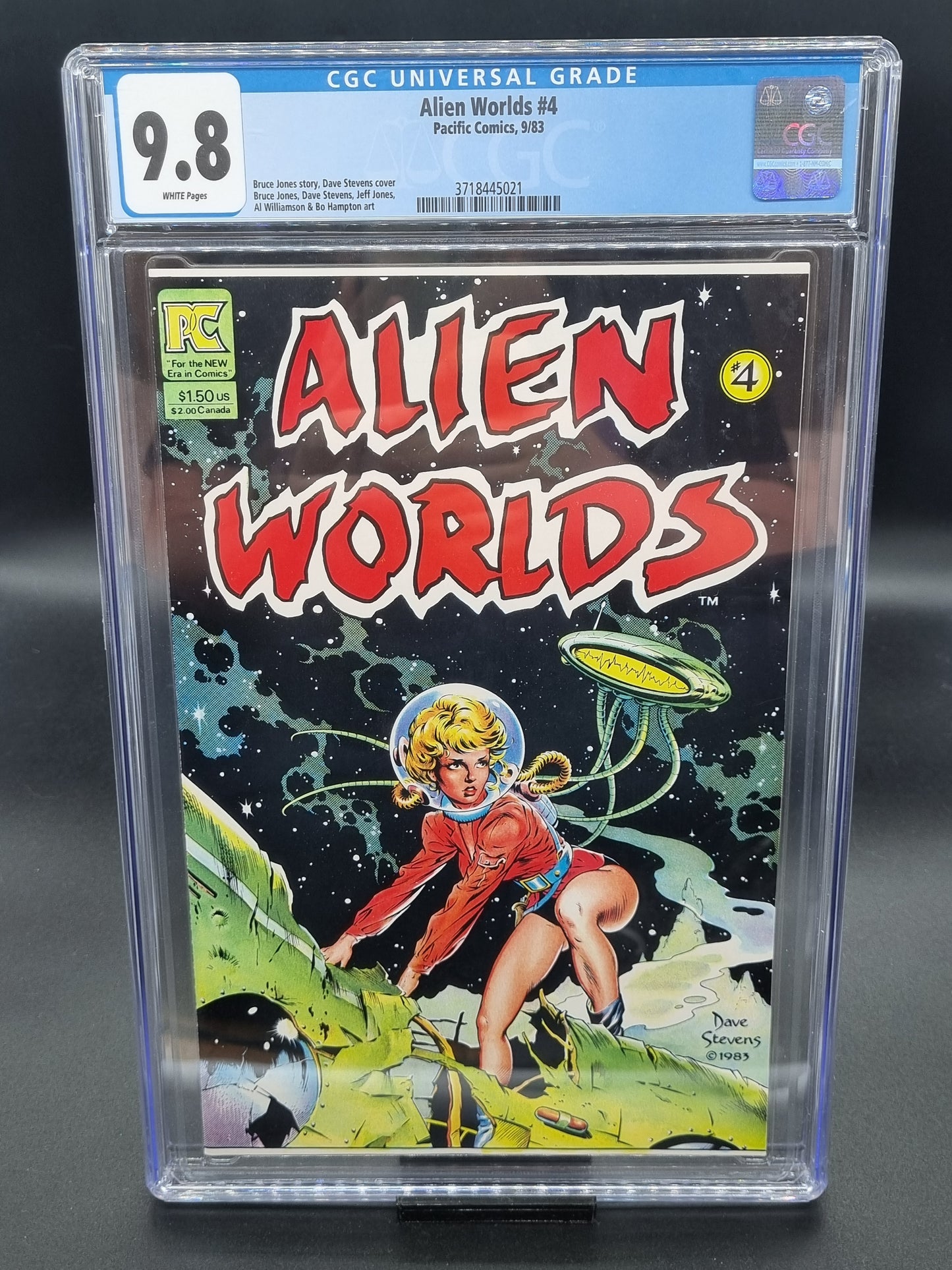 Alien Worlds #4 CGC 9.8