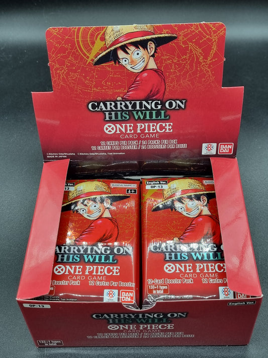TCG One Piece OP-13 Carrying on His Will Booster Pack Sellado en Ingles