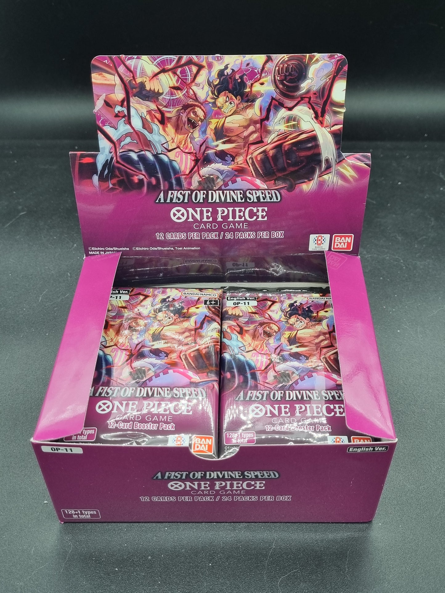 TCG One Piece OP-11 Fist of Divine Speed Booster Pack Sellado en Ingles