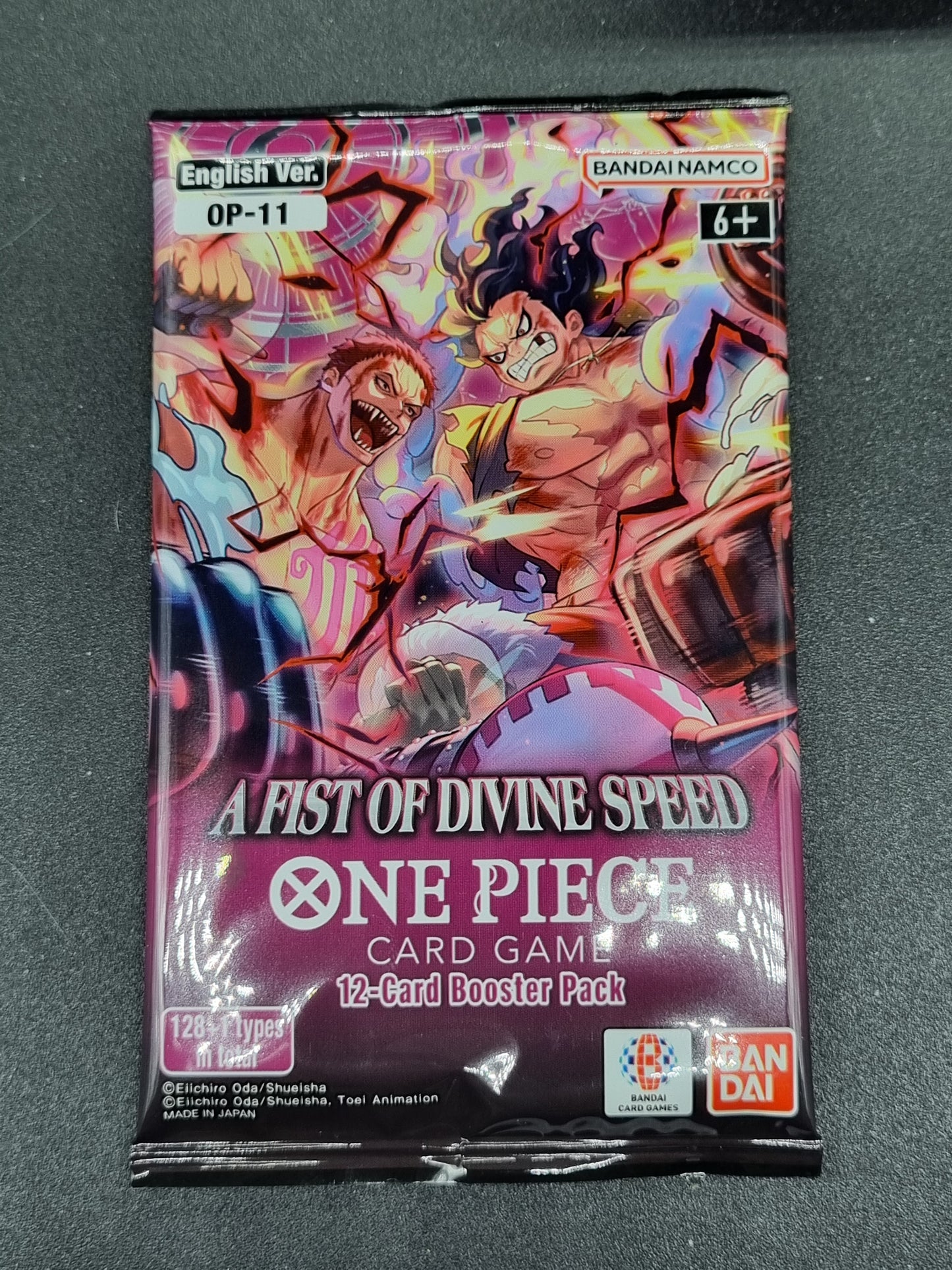 TCG One Piece OP-11 Fist of Divine Speed Booster Pack Sellado en Ingles