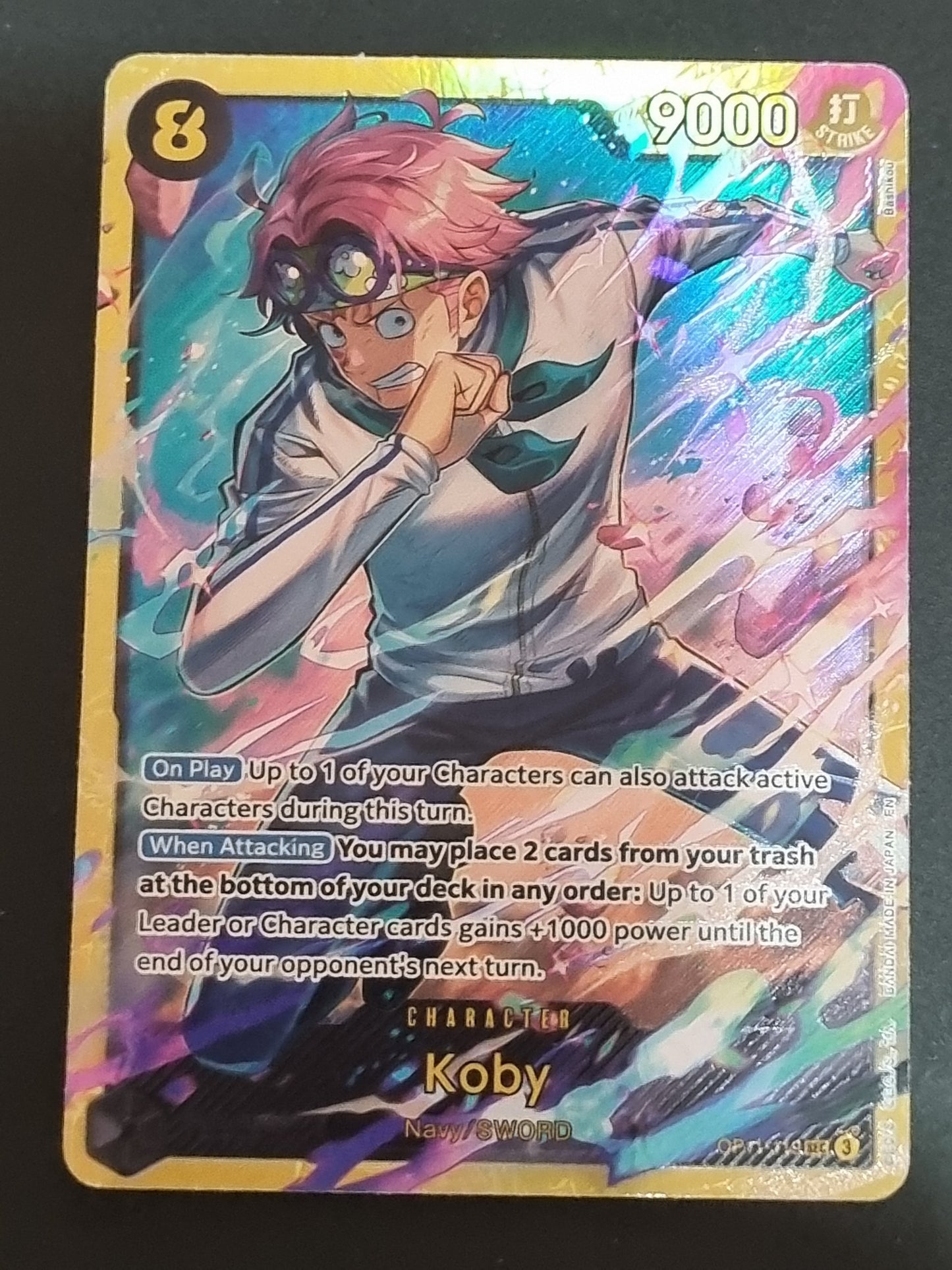 Tarjeta One Piece TCG Koby SEC OP11-119