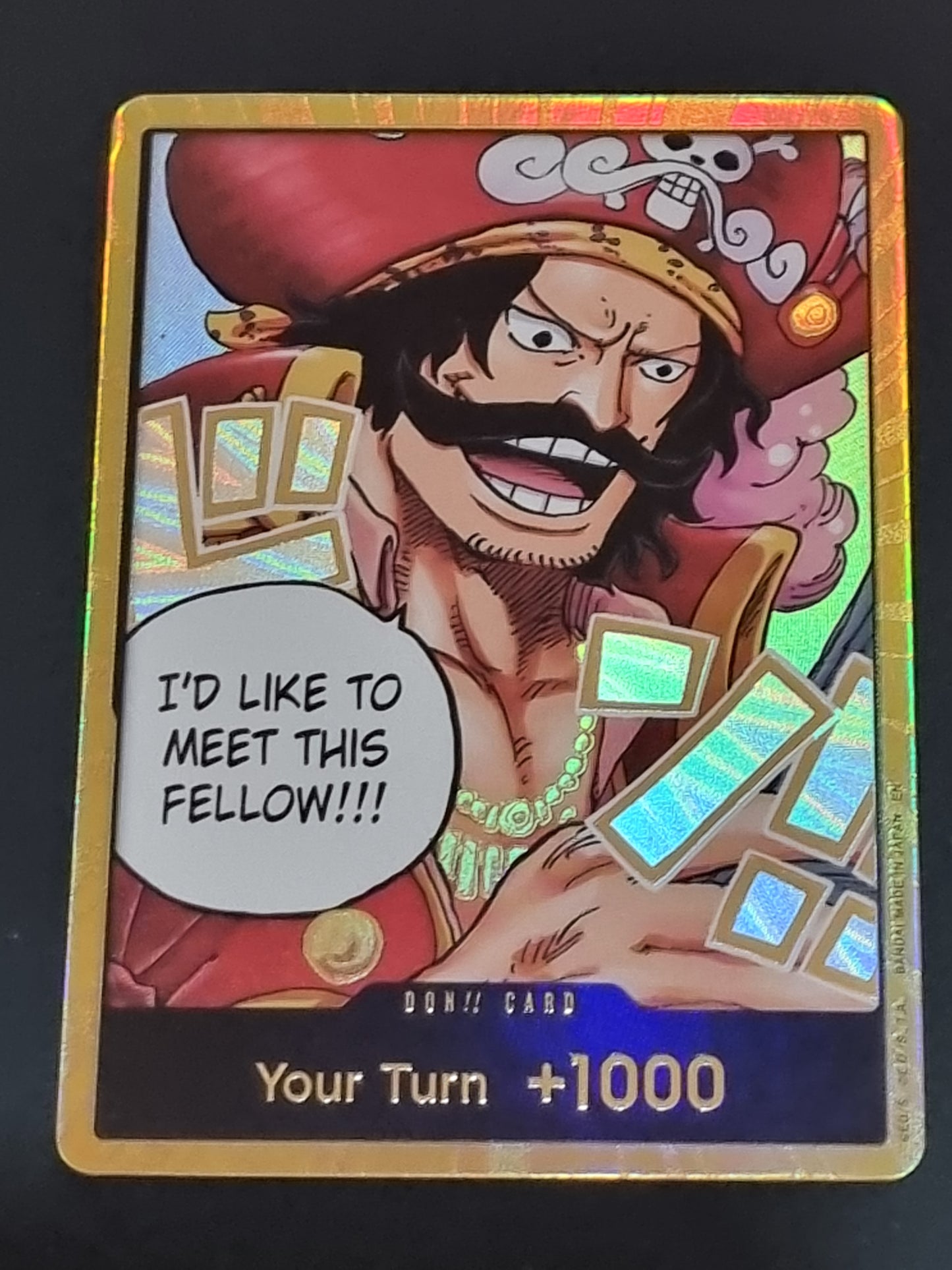 Tarjeta One Piece TCG Gold Don OP 13
