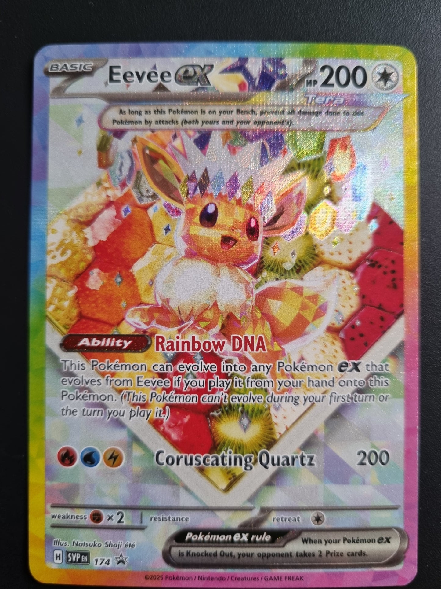 Tarjeta Pokemon TCG Prismatic Evolutions Eeve Promo 174