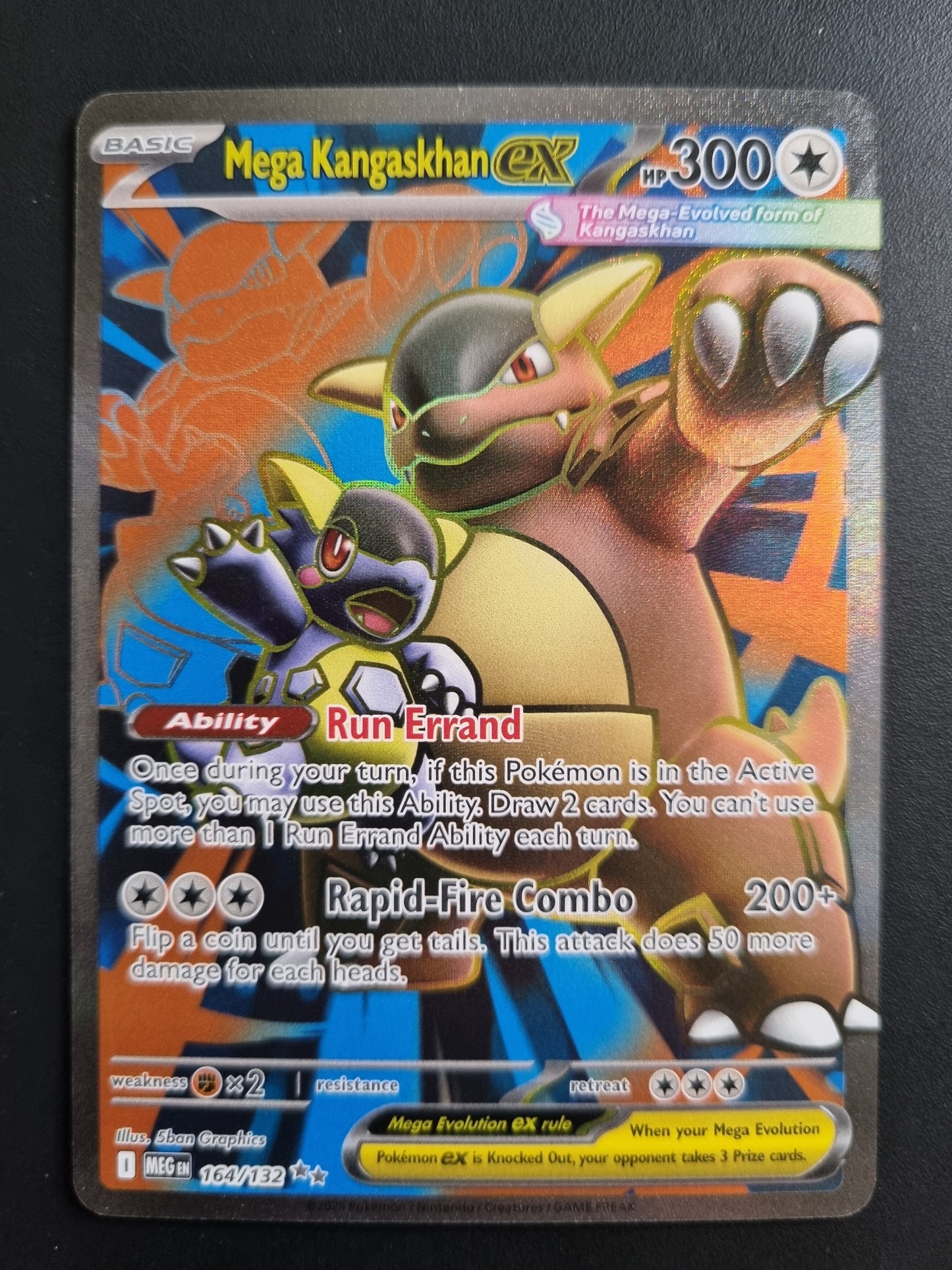 Tarjeta Pokemon TCG Mega Evolutions Mega Kangaskhan ex UR 164/132