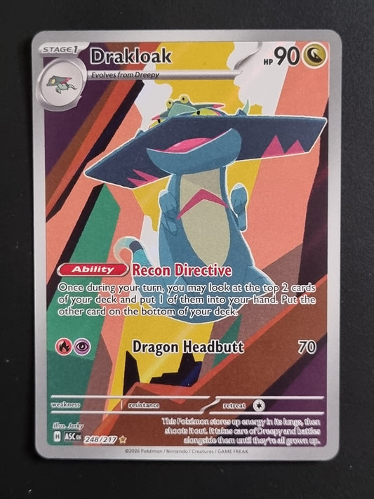 Tarjeta Pokemon TCG Ascended Heroes Drakloak IR 248/217