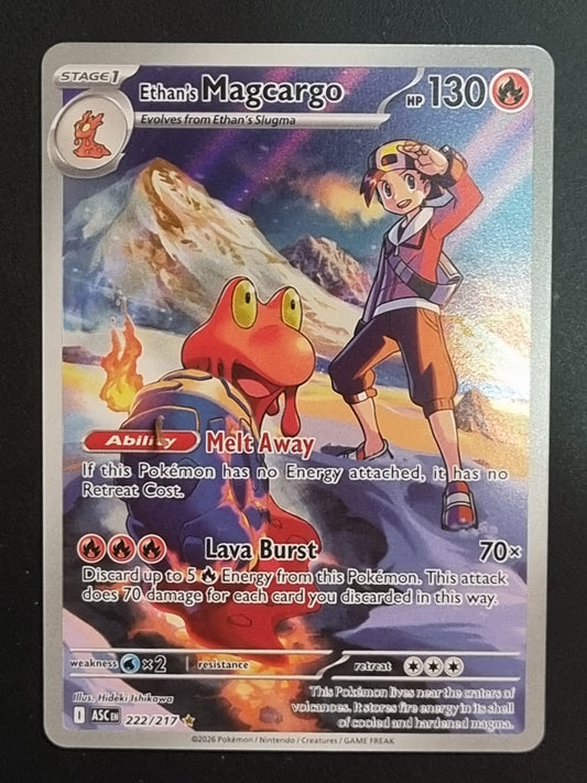 Tarjeta Pokemon TCG Ascended Heroes Ethan´s Magcargo 222/217