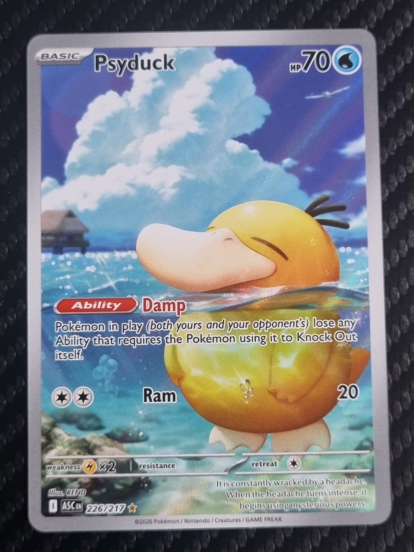 Tarjeta Pokemon TCG Psyduck Ascended Heroes 226/217