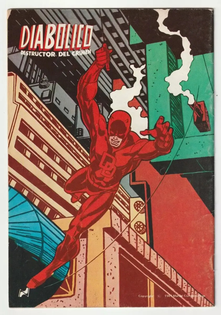 Diabolico #10 Novedades Cómic Antiguo
