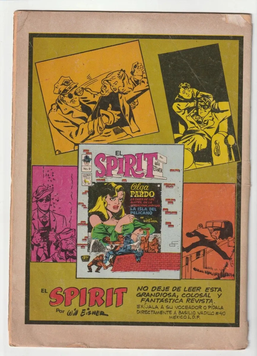 El Spirit #8 La Prensa Comic Antiguo