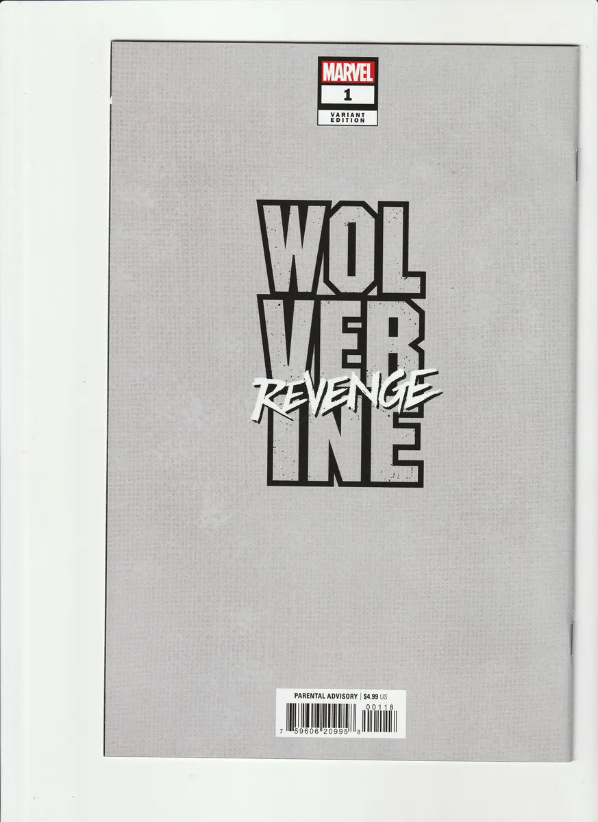 Wolverine Revenge #1 1:50 Portada Variante