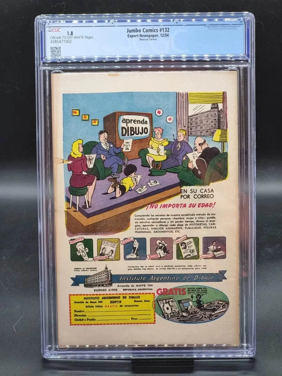 Selva #26 Cgc 1.8 Cómic Antiguo De 1954