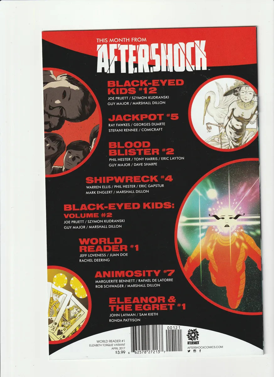 World Reader #1 Aftershock Comics Torque Variant