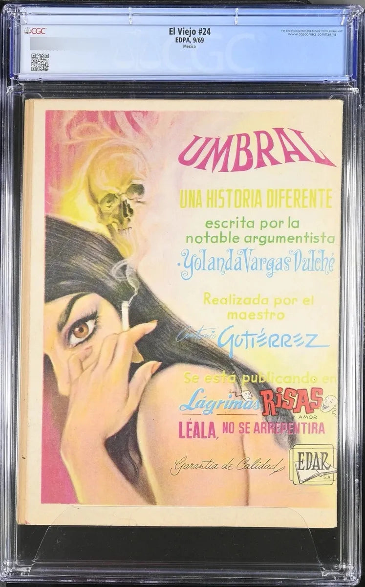 El Viejo #24 Cgc 5.0 Cómic De Terror Antiguo 1969