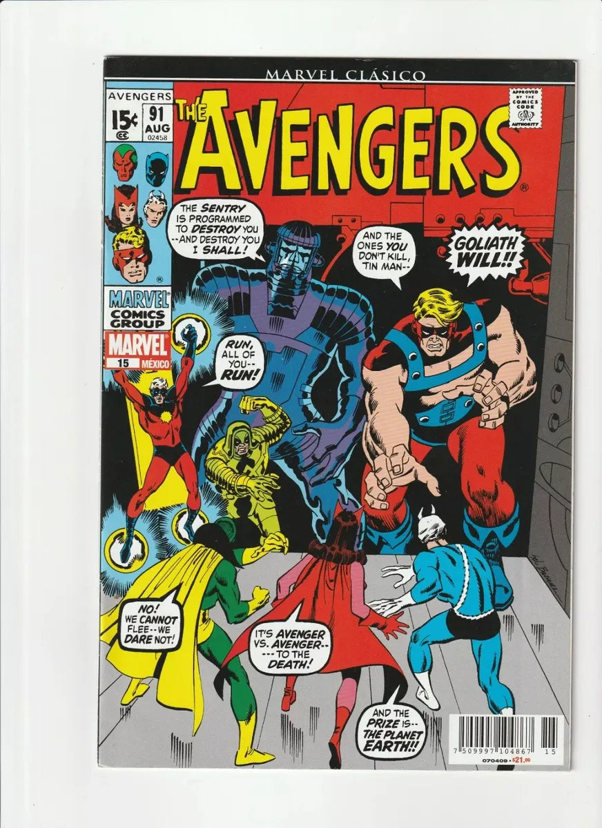 Avengers 89-97 Marvel Clásico Lote De 9 Cómics En Español