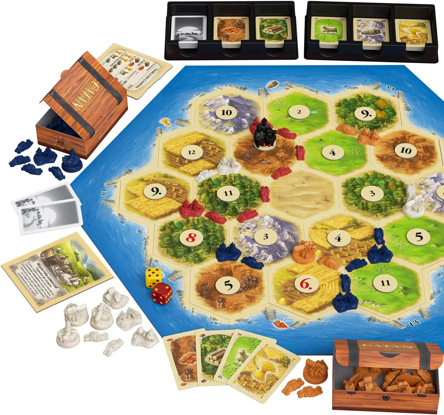 Catan Juego de Mesa 4 jugadores
