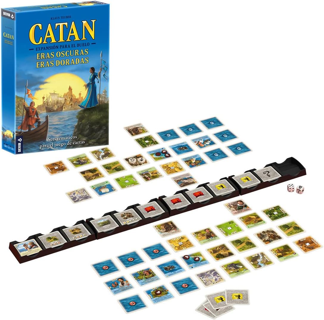 Catan El Duelo - Expansión: ERAS Oscuras, ERAS Doradas Juego de Mesa