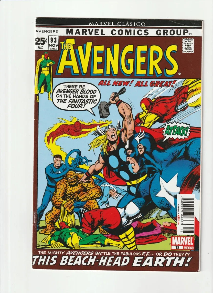 Avengers 89-97 Marvel Clásico Lote De 9 Cómics En Español