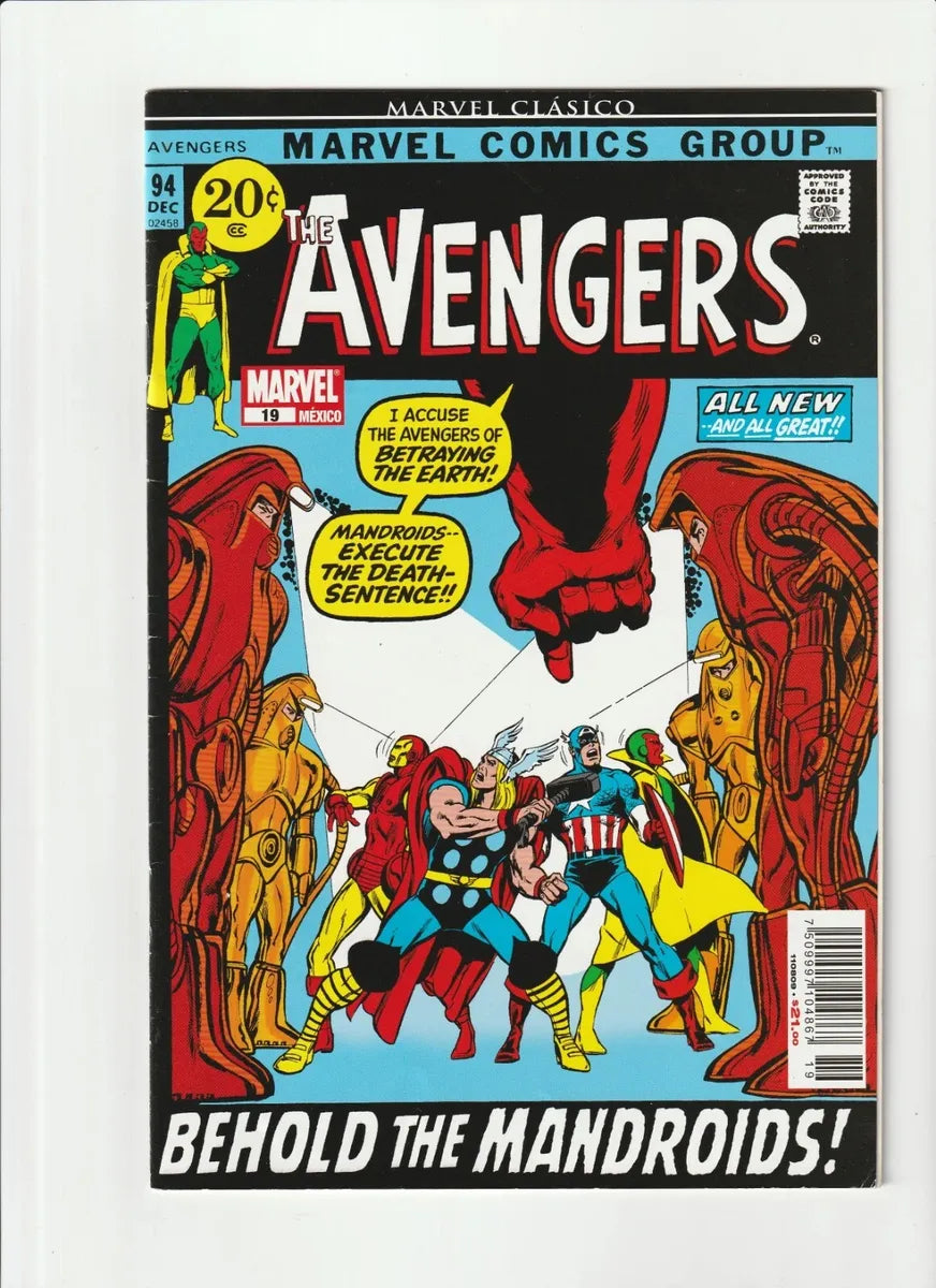 Avengers 89-97 Marvel Clásico Lote De 9 Cómics En Español