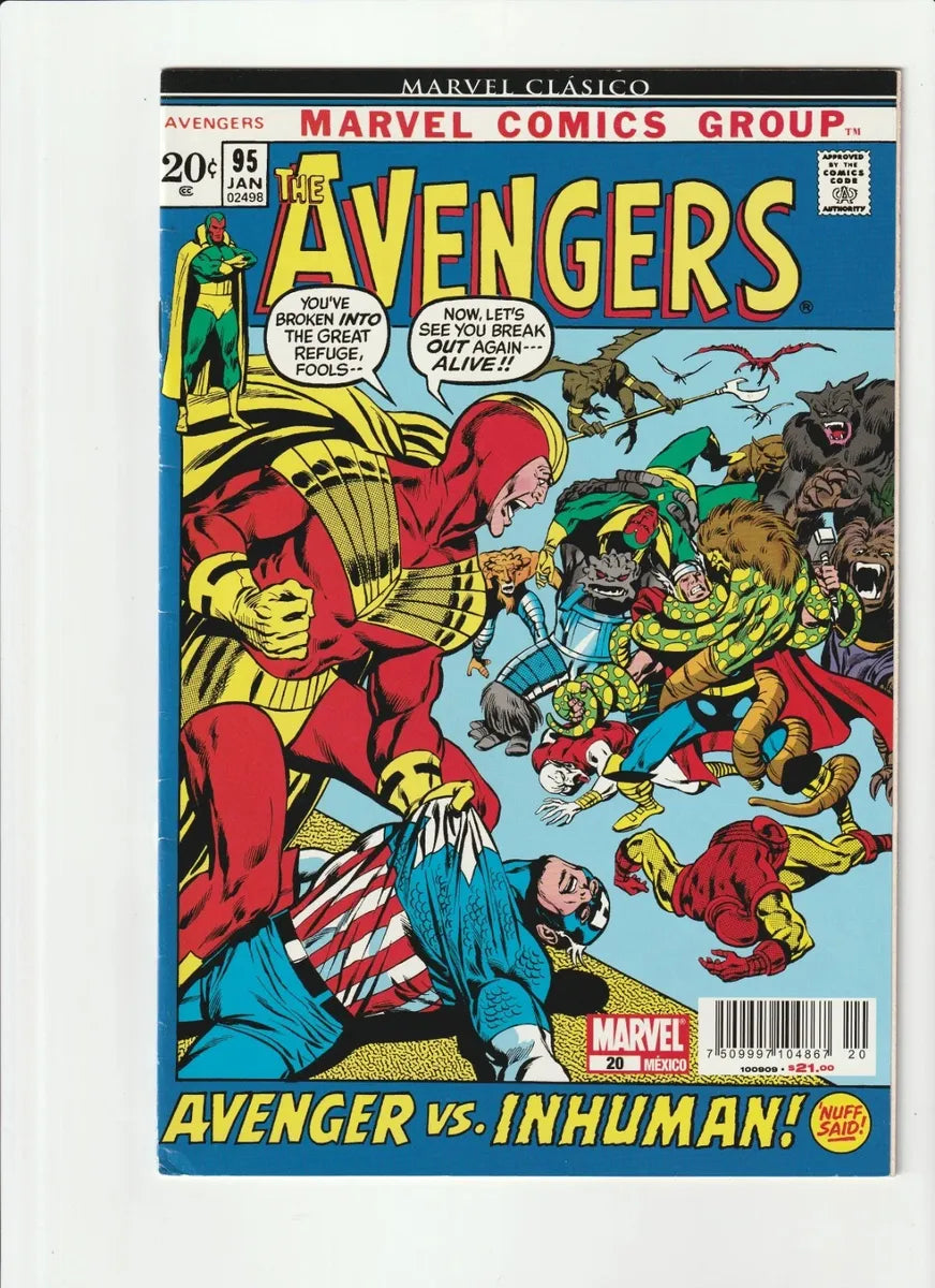 Avengers 89-97 Marvel Clásico Lote De 9 Cómics En Español