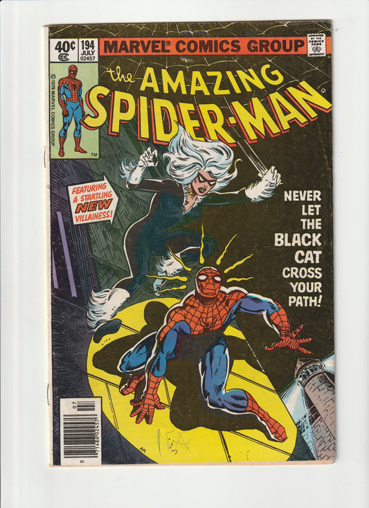 Amazing Spider-Man #194 1st appearance Black Cat